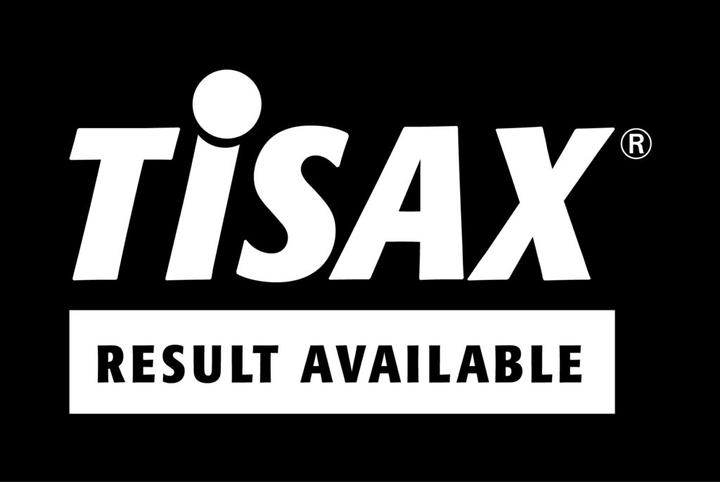 TISAX logo - result of information security assessment (ISA) of our Tech Recruiting company.